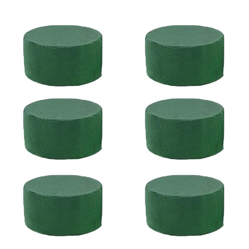 Supply For Florist - Bloques de espuma florales redondos, 6
