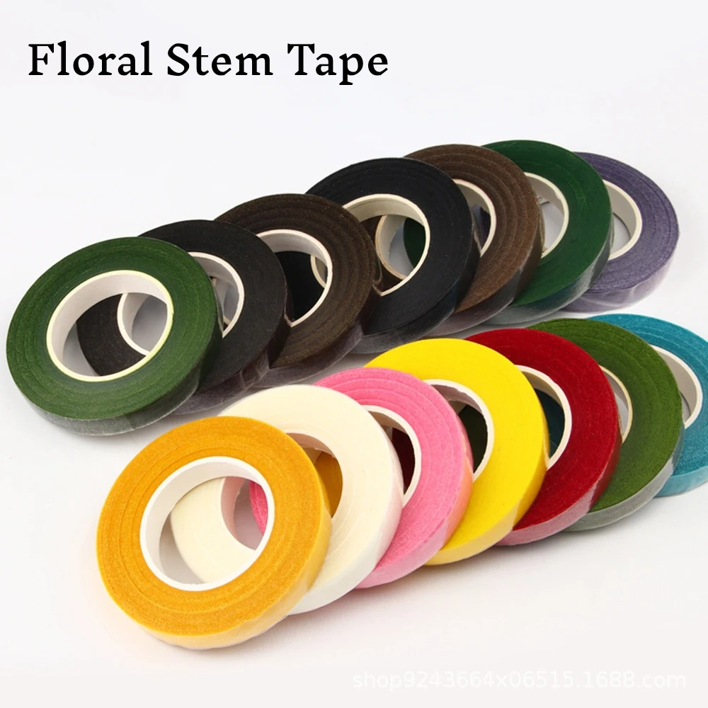 Florist Supply Bulk - Cinta Floral Verde Autoadhesiva para Envolver