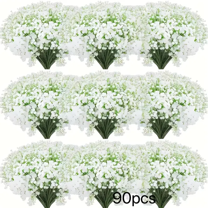 Florist Supply Bulk - 90 Uds. Flores artificiales de aliento