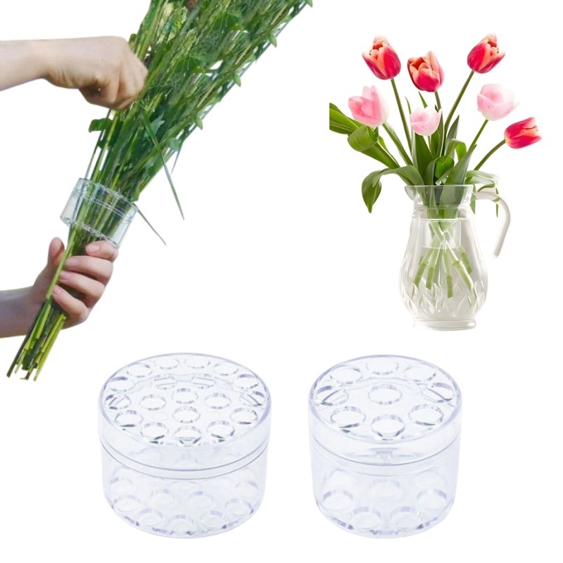 Supply For Florist - Soporte de tallo en espiral, soporte