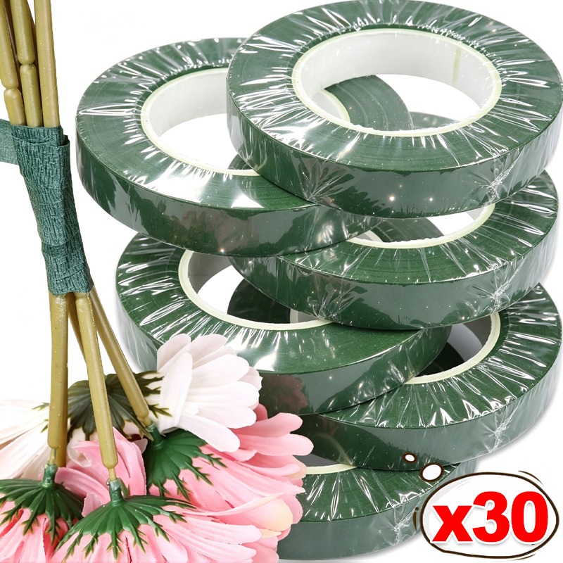 Florist Supply Bulk - Cinta de Jardinería Autoadhesiva Verde con