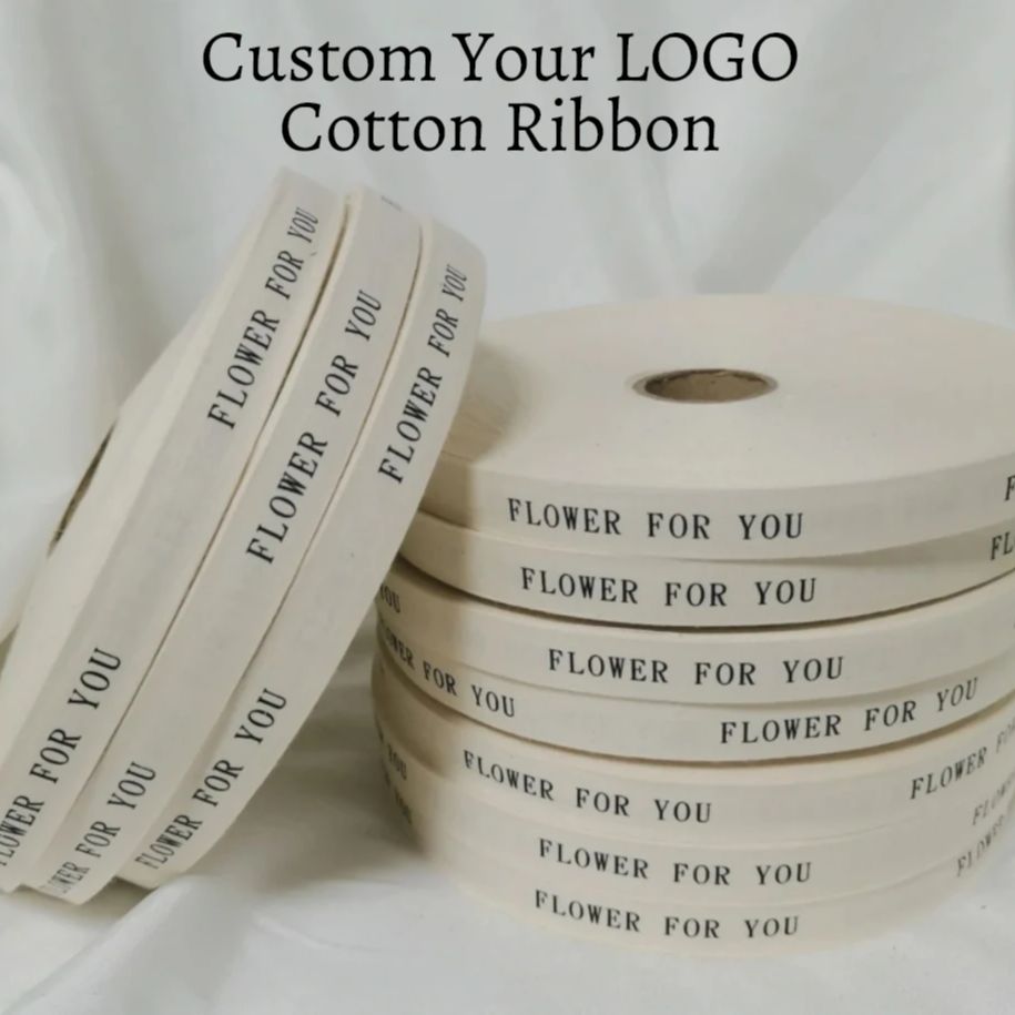Cinta de algodón con logotipo  - Florist Supply Ribbon reseña y precio