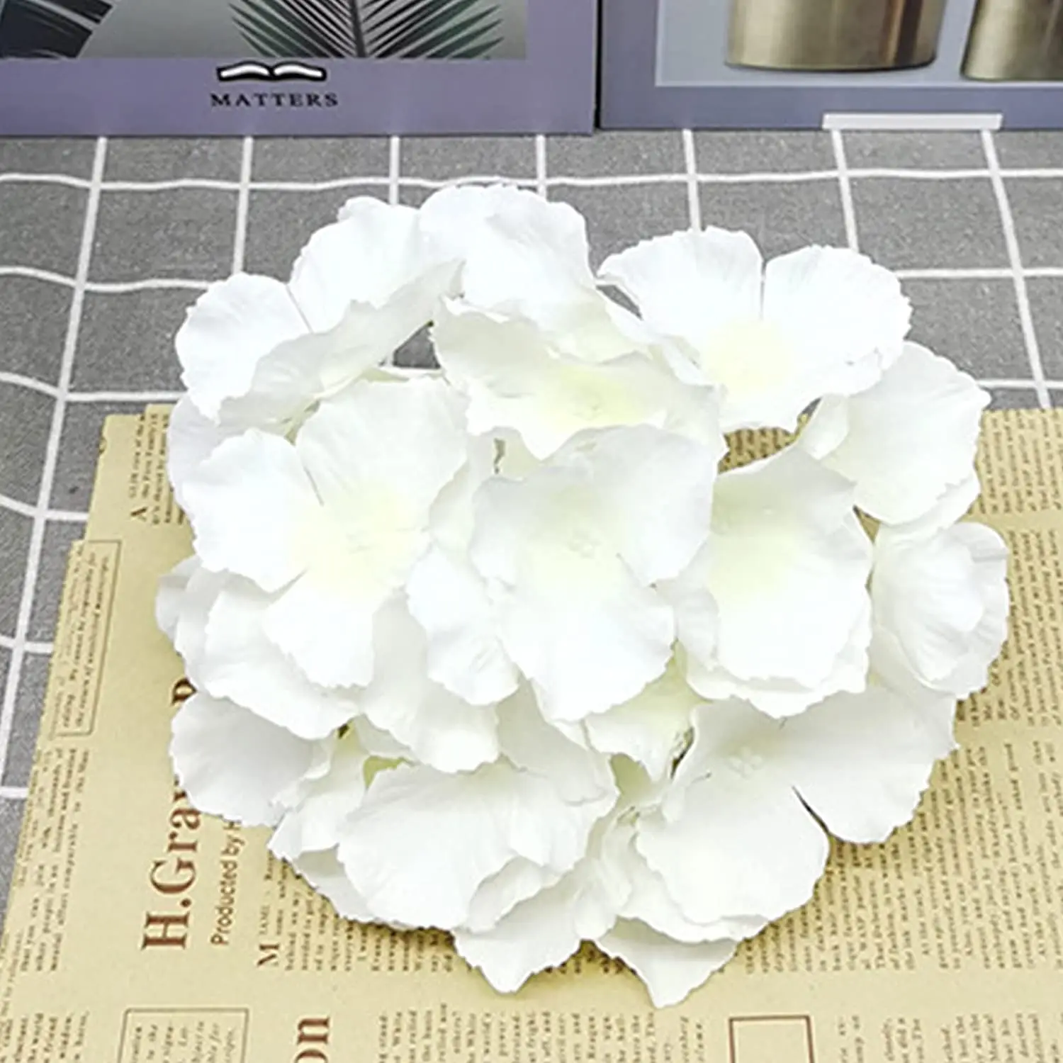Cabezas de hortensia de seda g - Florist Supply Bulk reseña y precio