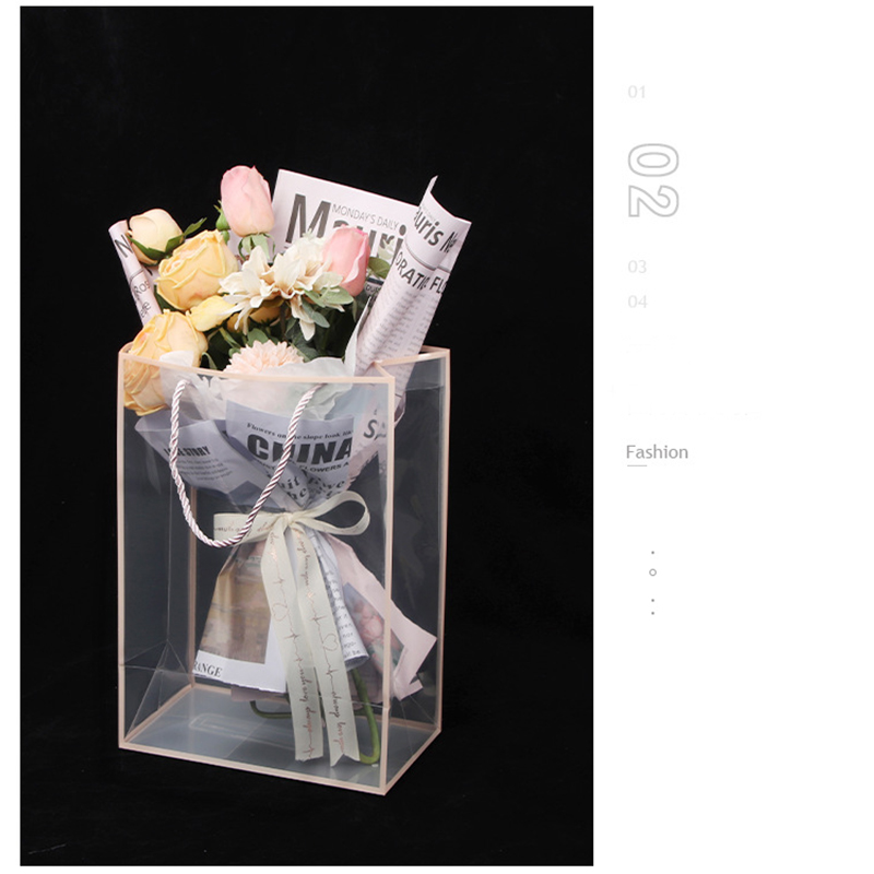 Bolso de mano transparente par - Longs Florist Supply reseña y precio
