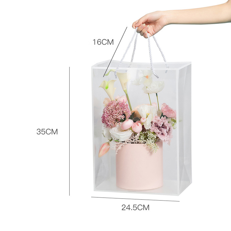 Bolso de mano transparente par - Longs Florist Supply reseña y precio