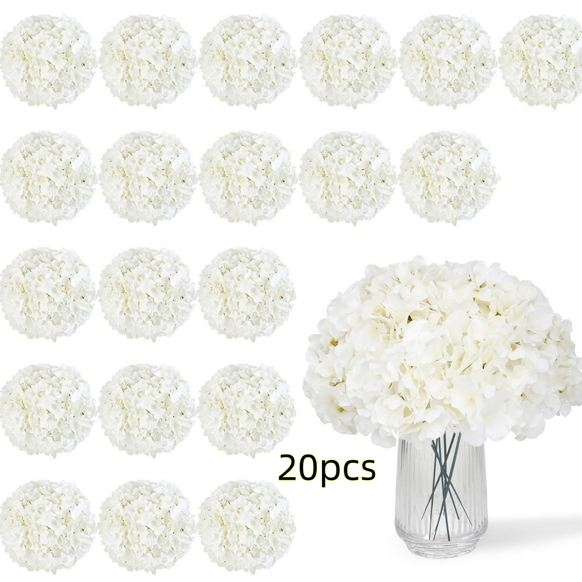 20 flores artificiales de hort - Florist Supply Bulk reseña y precio