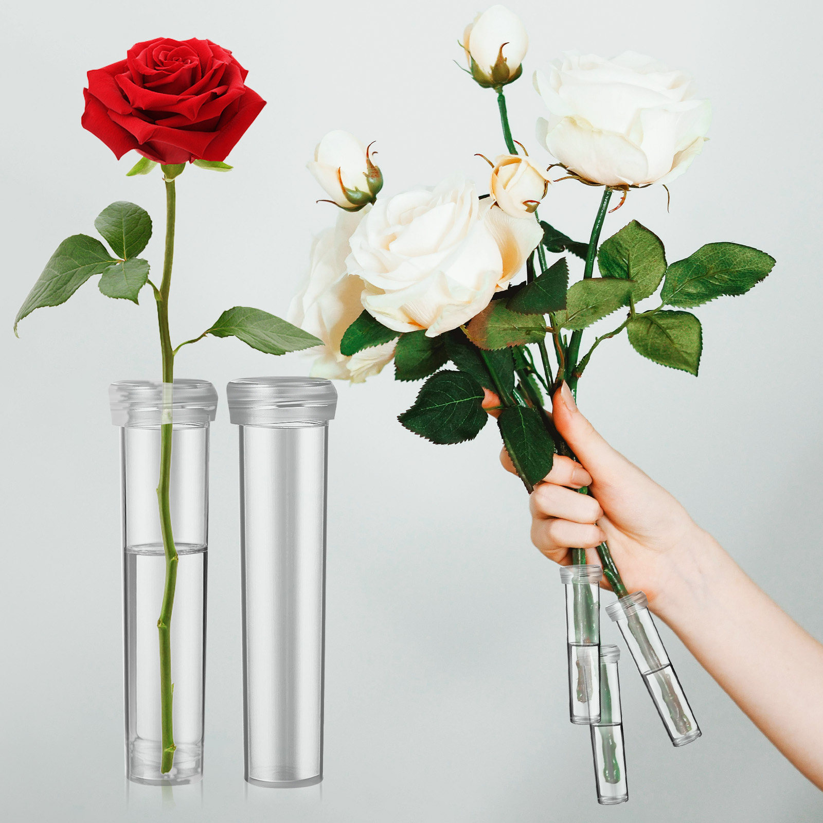 100 Tubos de Agua para Flores, - Supply For Florist reseña y precio